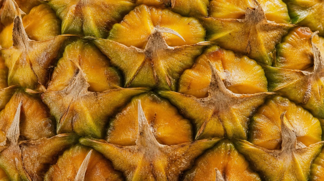 Pineapple skin texture